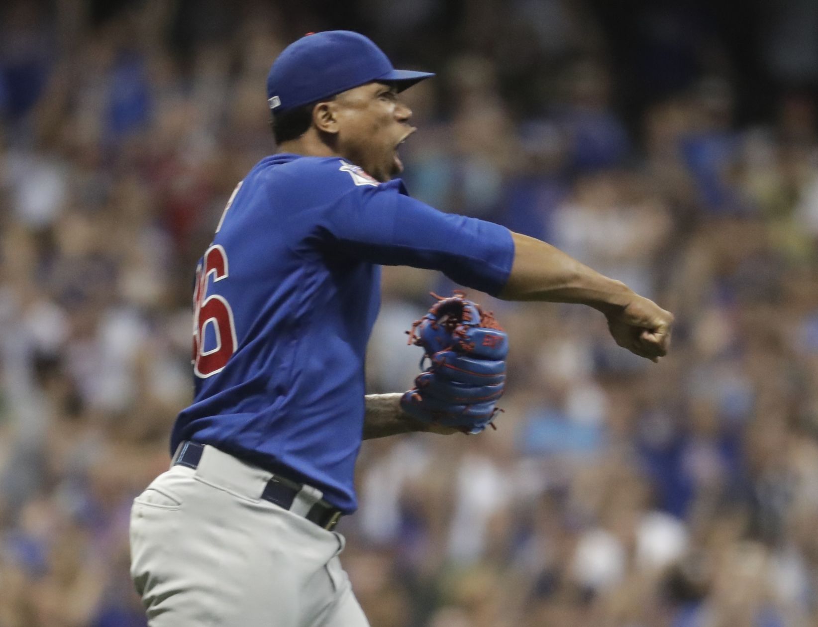 Cubs Brewers Baseball (Game 3)